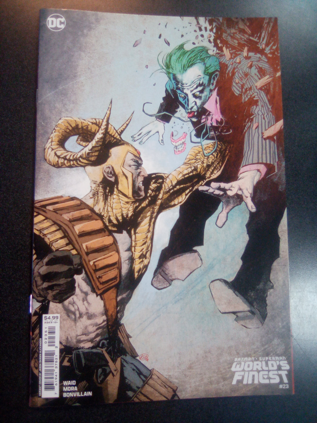 Batman Superman Worlds Finest #23 Cover C Jason Shawn Alexander Card Stock Variant