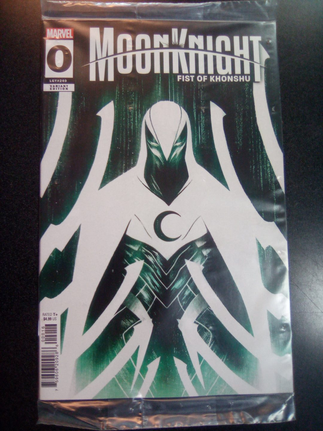 Moon Knight: Fist of Khonshu #0 Cappuccio Polybagged Variant