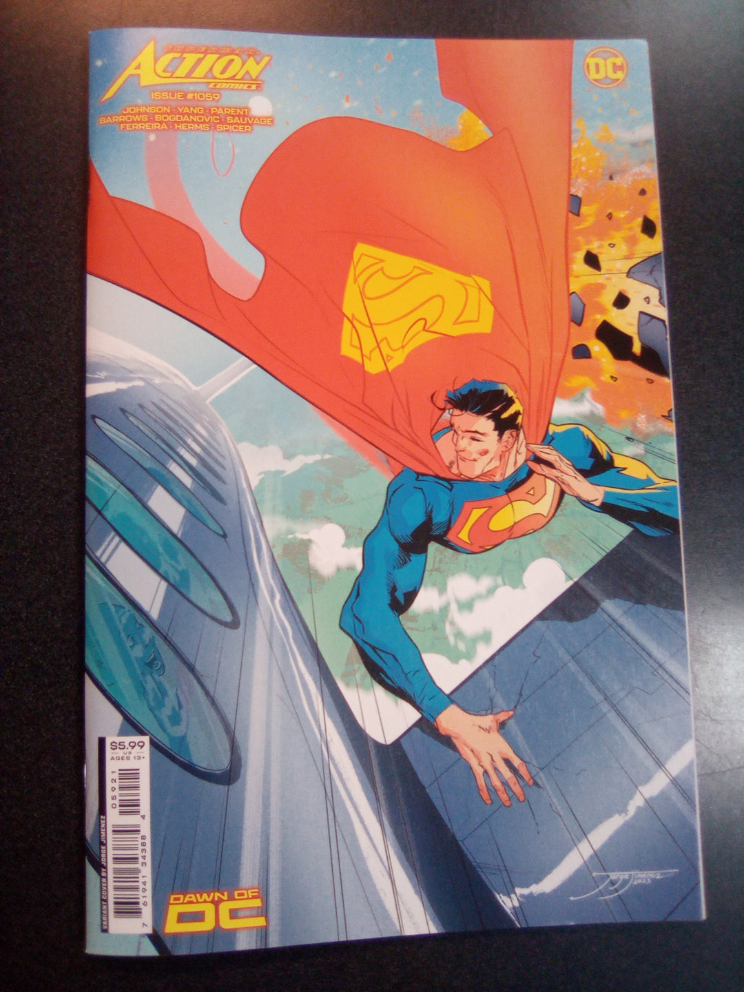 Action Comics #1059 Cover B Jorge Jimenez Card Stock Variant