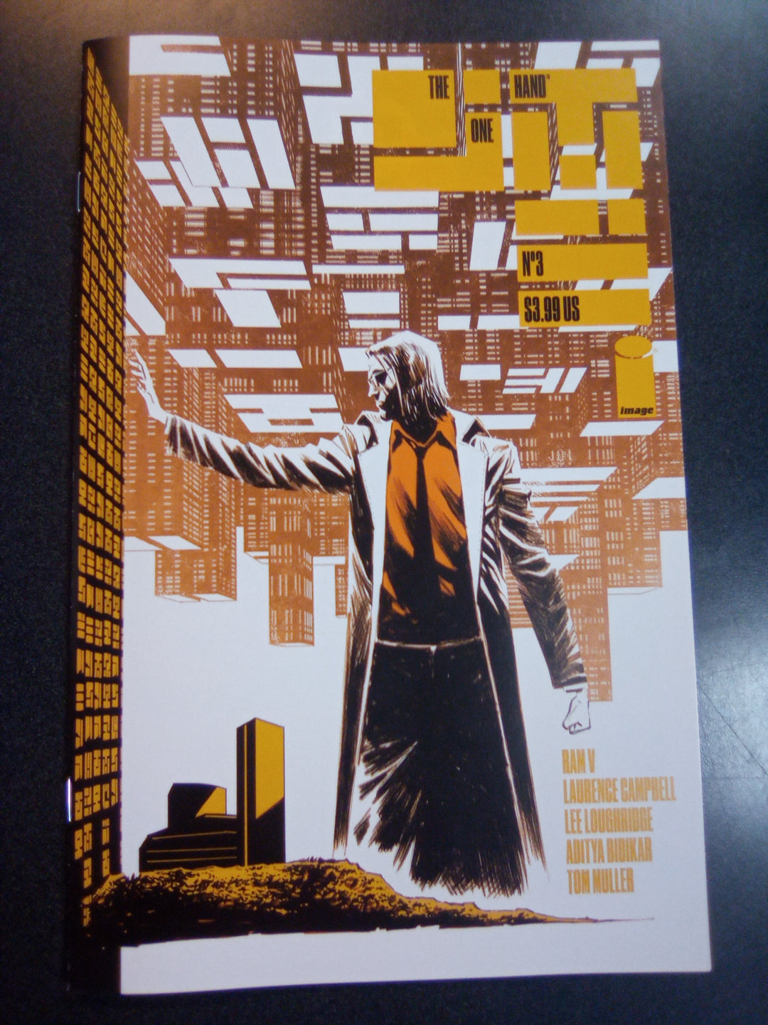 One Hand #3 (Of 5) Cover B Sumit Kumar & Lee Loughridge Variant