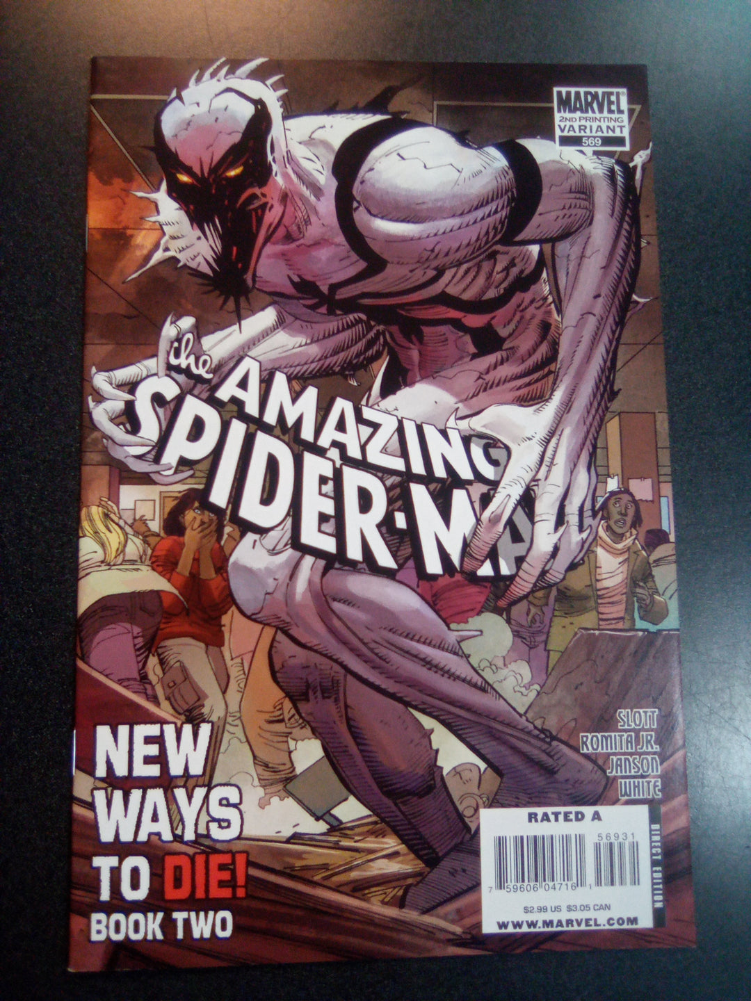 Amazing Spider-Man #569 Second Print Variant NM-