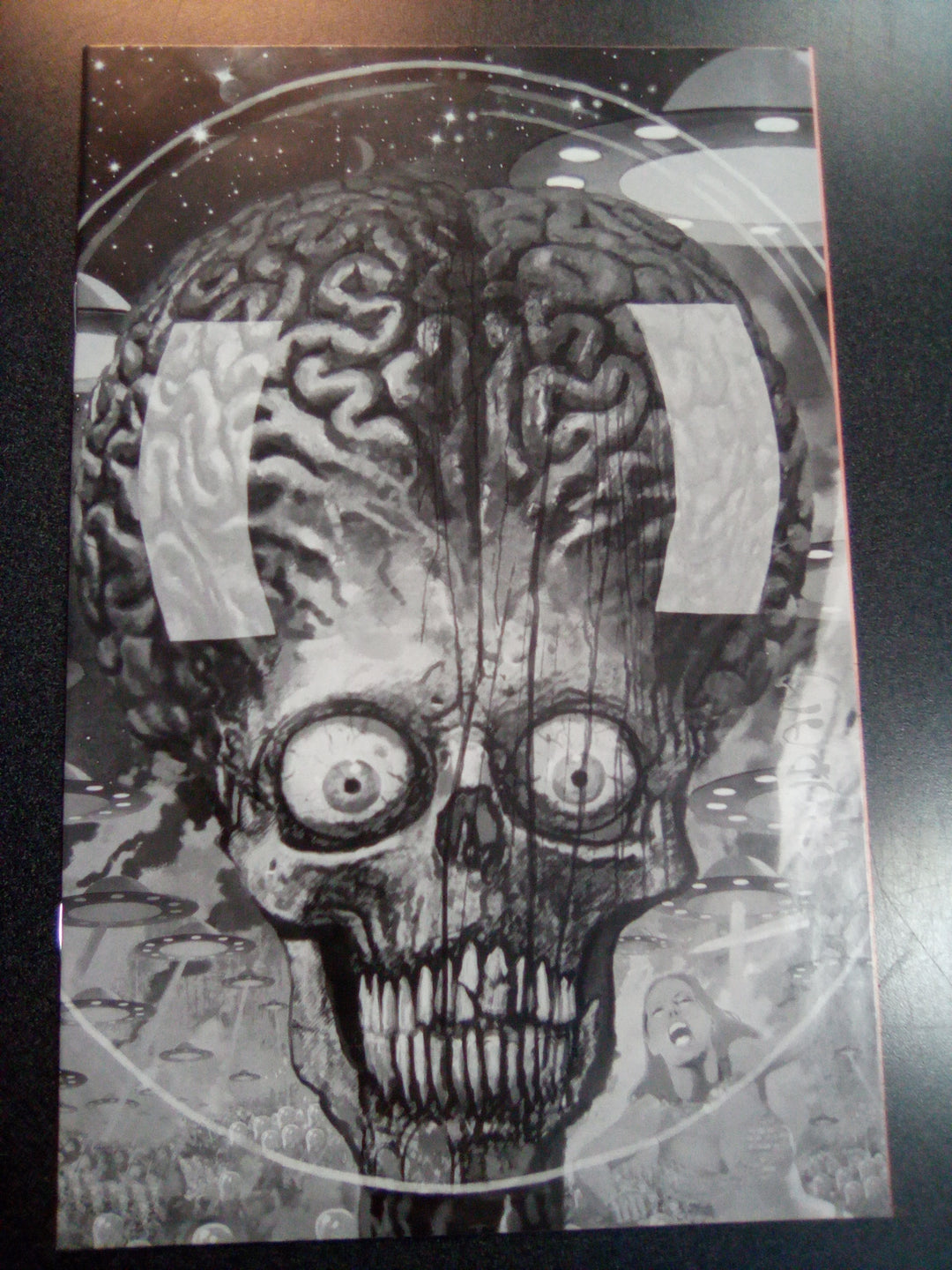 Mars Attacks Red Sonja #2 1:15 Arthur Suydam B&W Virgin Varaint