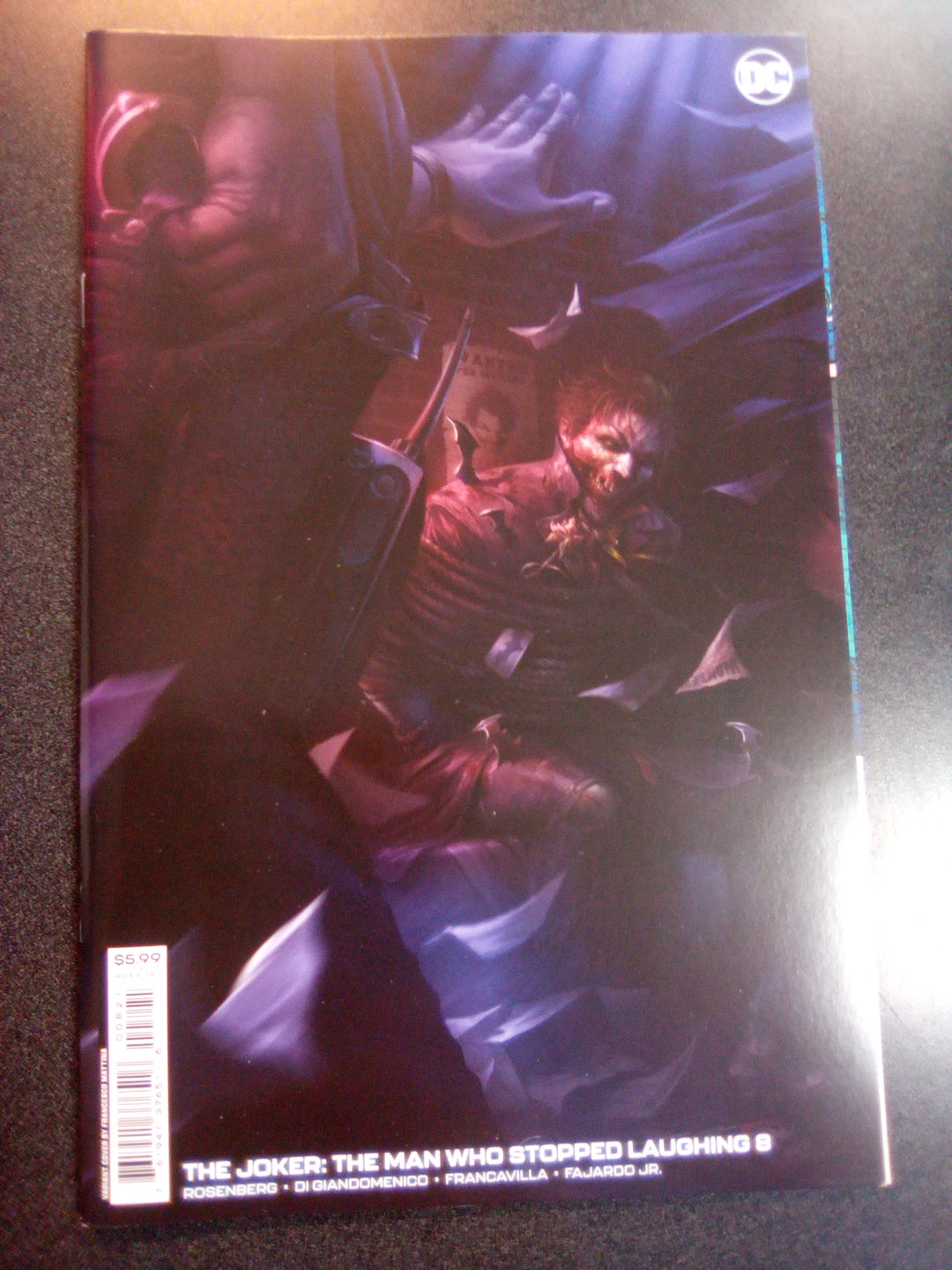 Joker The Man Who Stopped Laughing #8 Cover B Francesco Mattina Variant