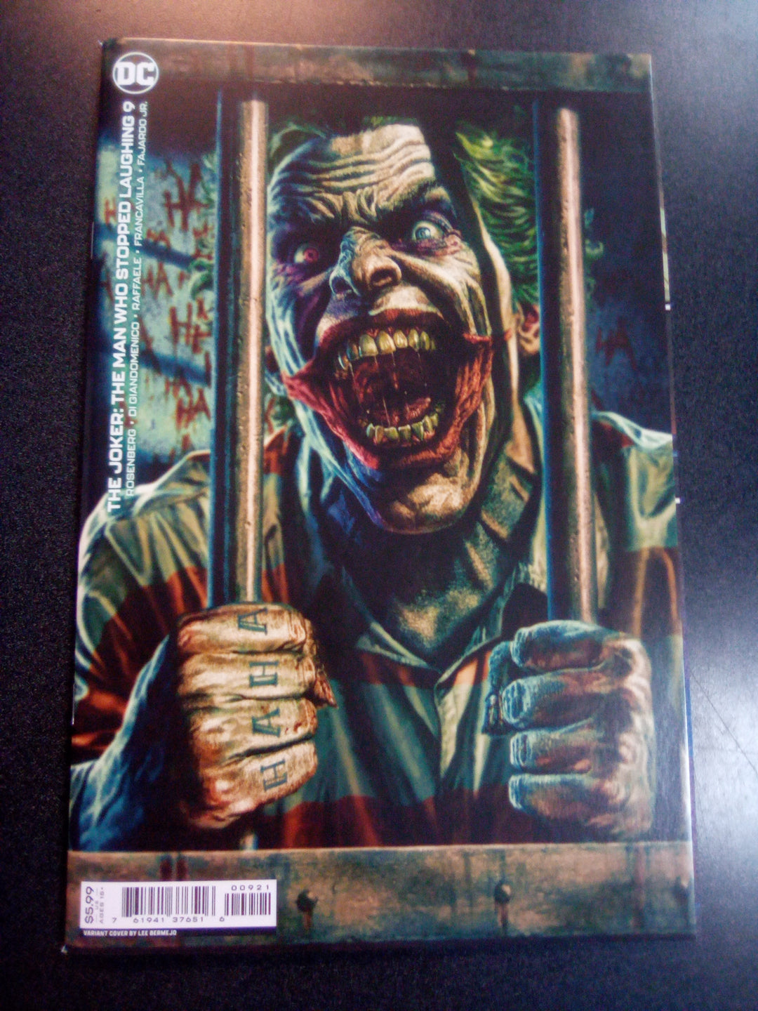 Joker The Man Who Stopped Laughing #9 Cover B Lee Bermejo Variant