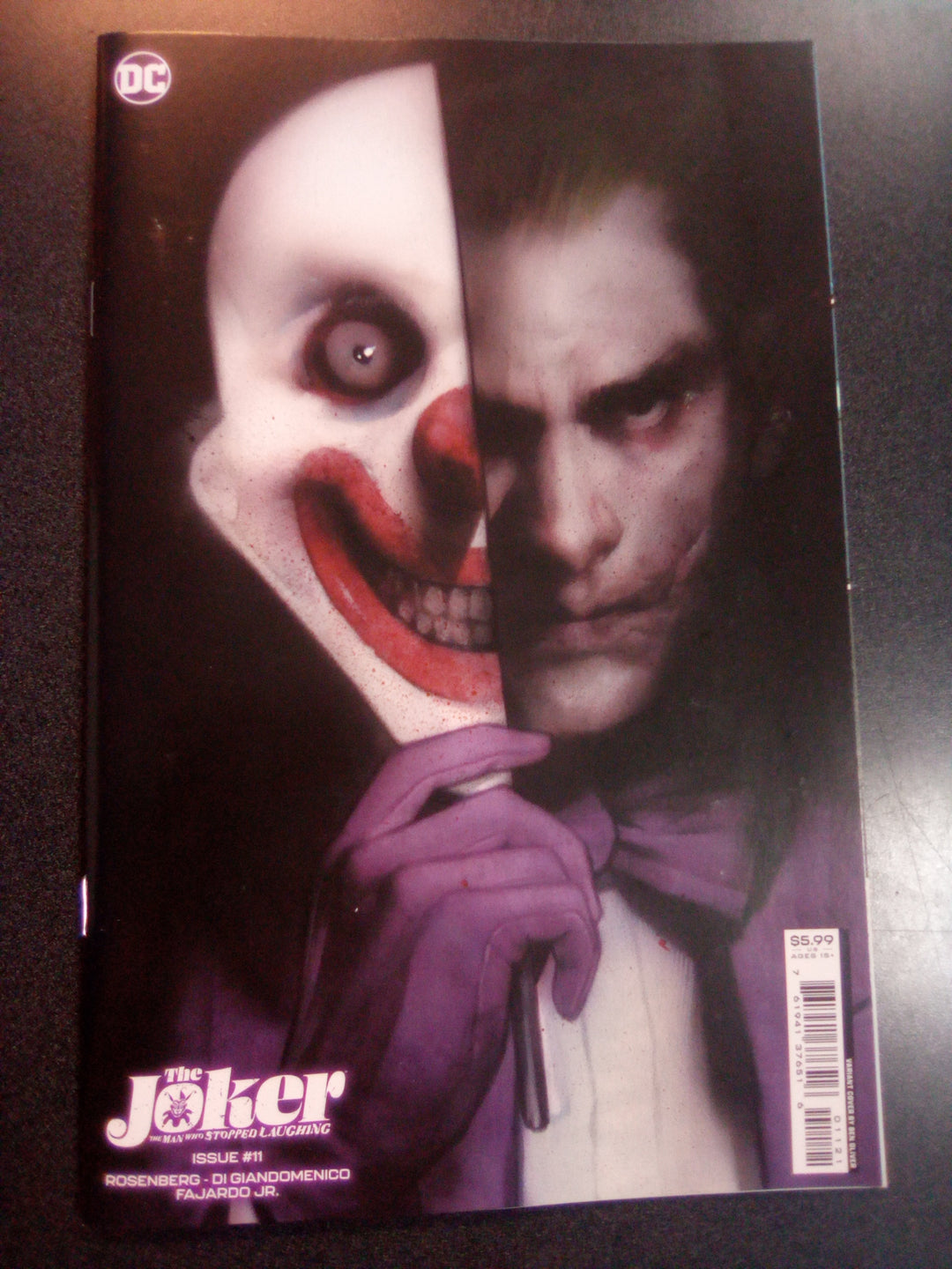 Joker The Man Who Stopped Laughing #11 Cover B Ben Oliver Variant