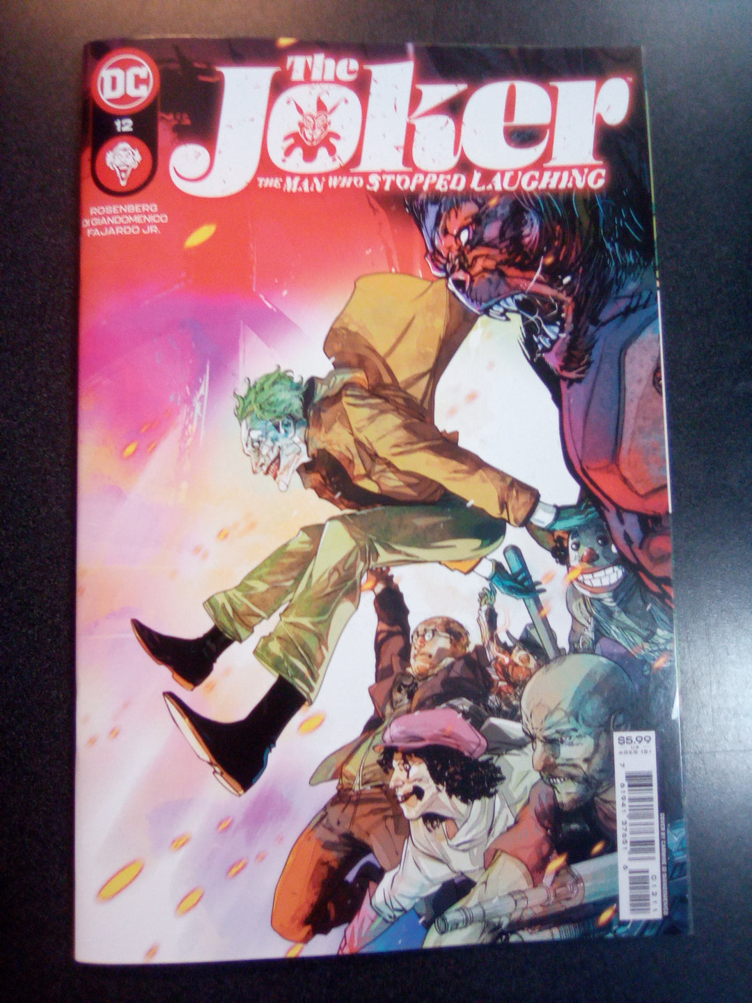 Joker The Man Who Stopped Laughing #12 Cover A Carmine Di Giandomenico