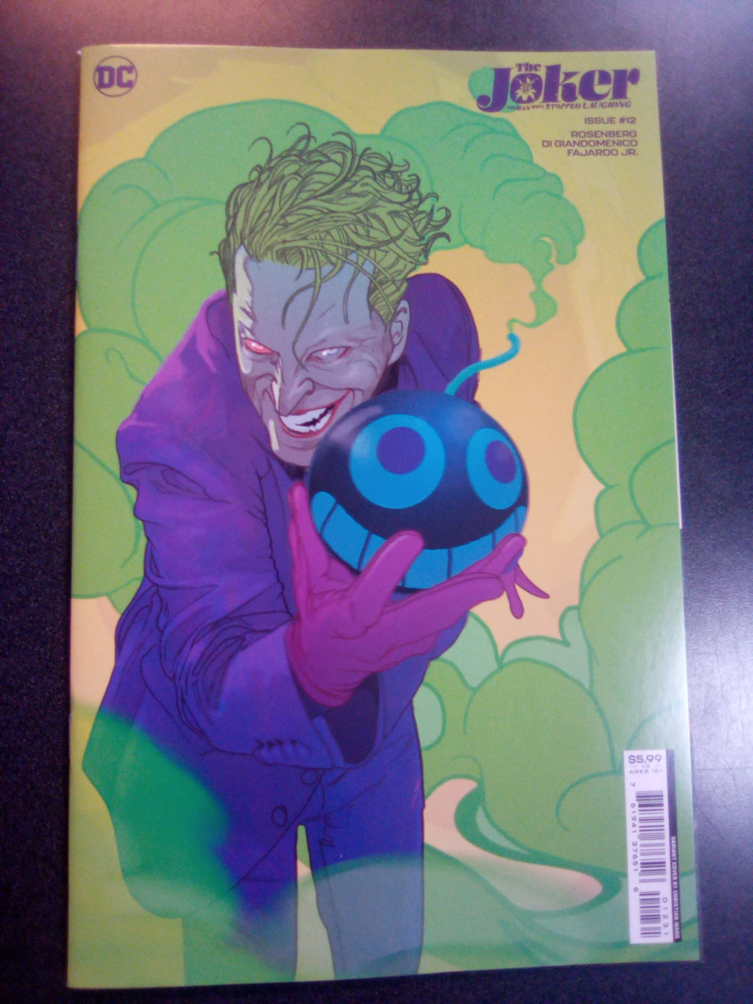 Joker The Man Who Stopped Laughing #12 Cover C Christian Ward Variant