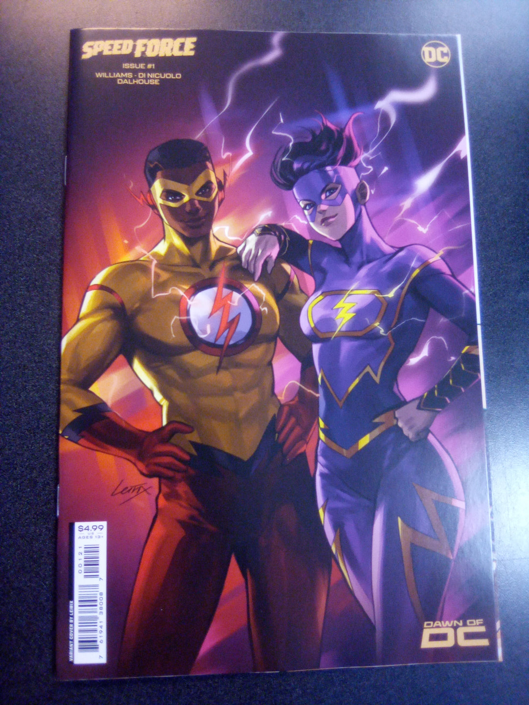 Speed Force #1 (Of 6) Cover B Lesley Leirix Li Card Stock Variant