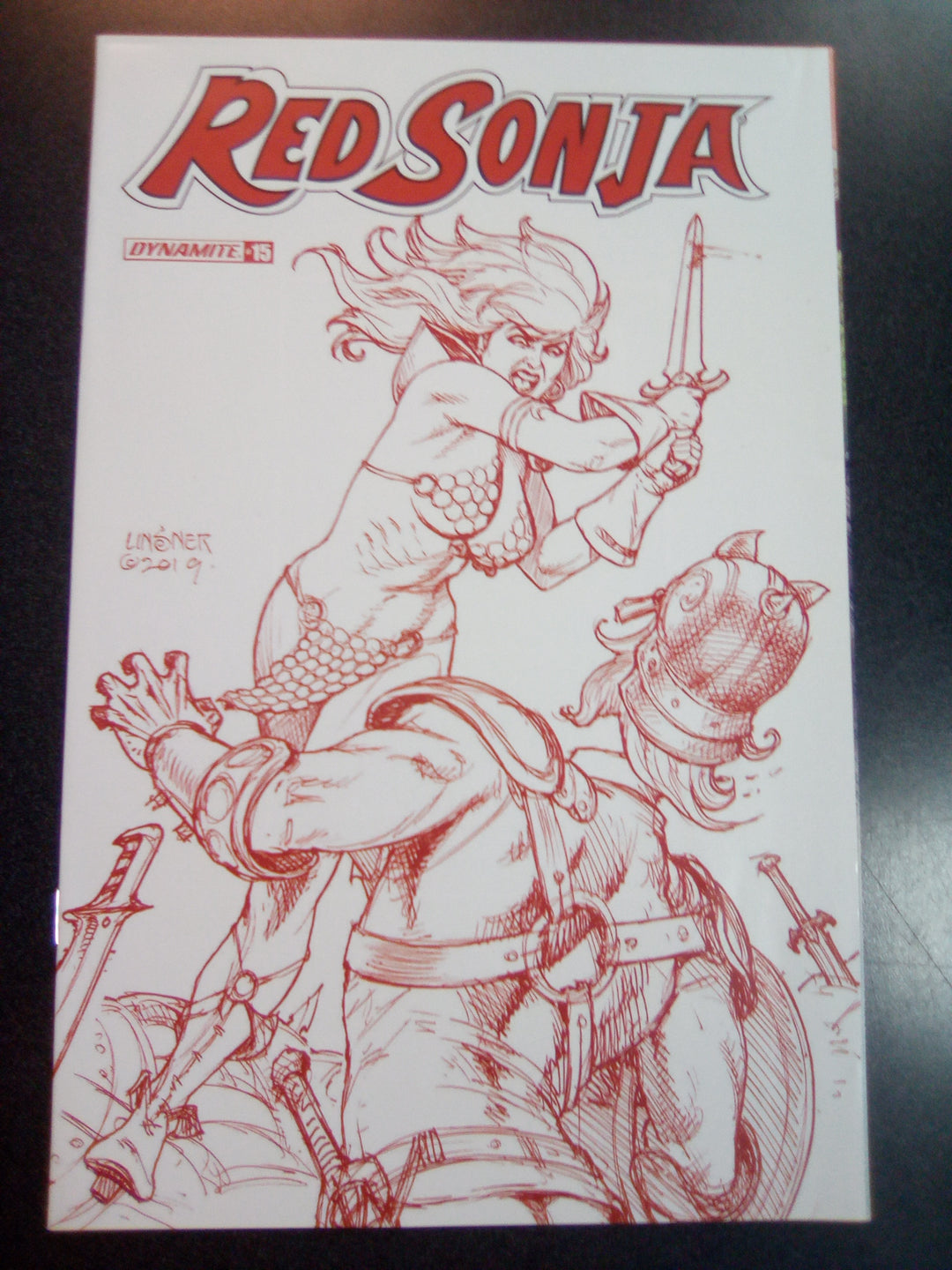 Red Sonja #15 1:25 Linsner Tint Variant