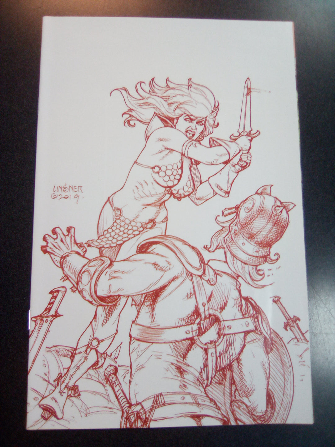 Red Sonja #15 1:30 Linsner Tint Variant