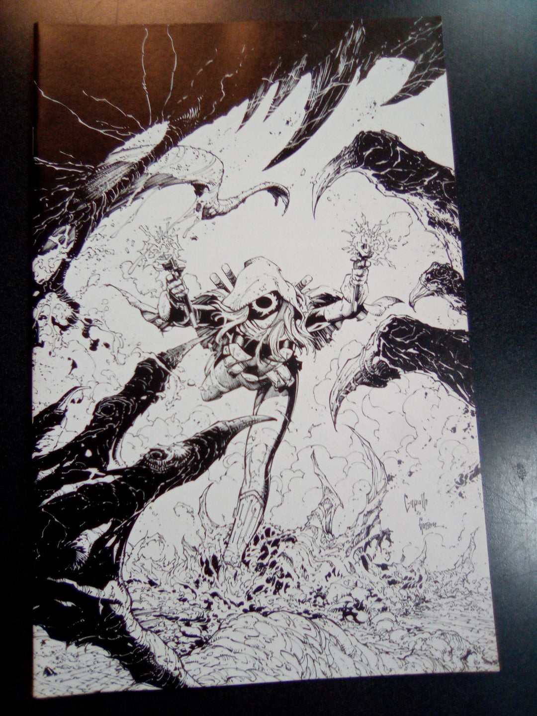 Nocterra #1 Comicspro Capullo Sketch Virign Variant