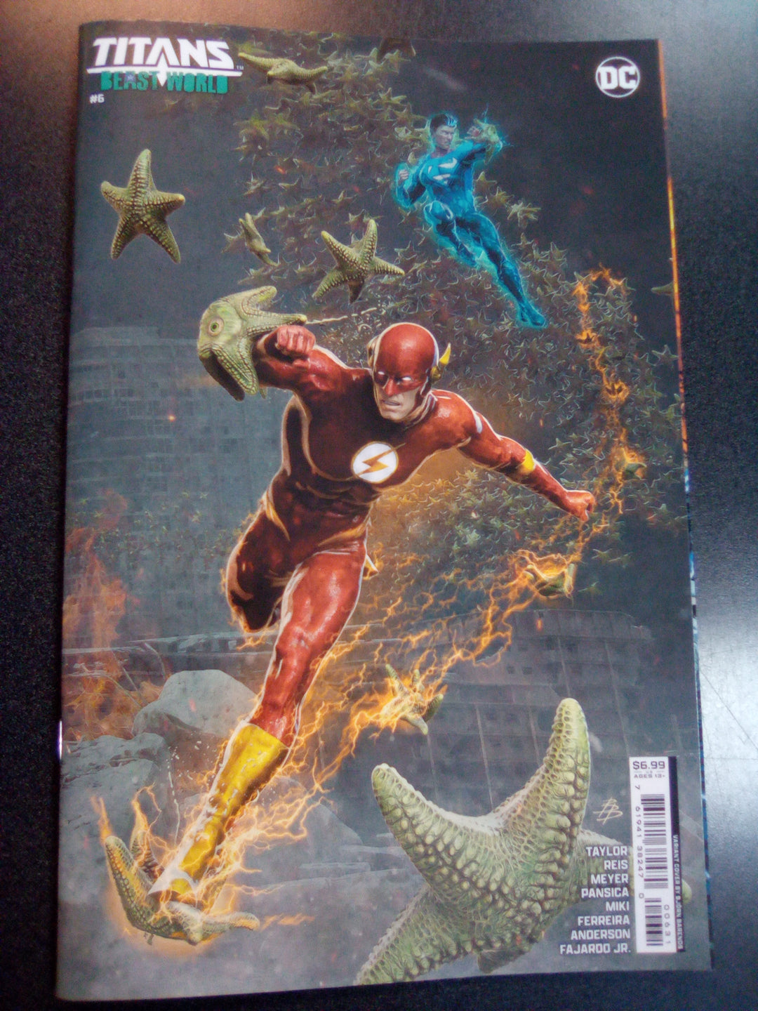 Titans Beast World #6 (Of 6) Cover B Bjorn Barends Card Stock Variant