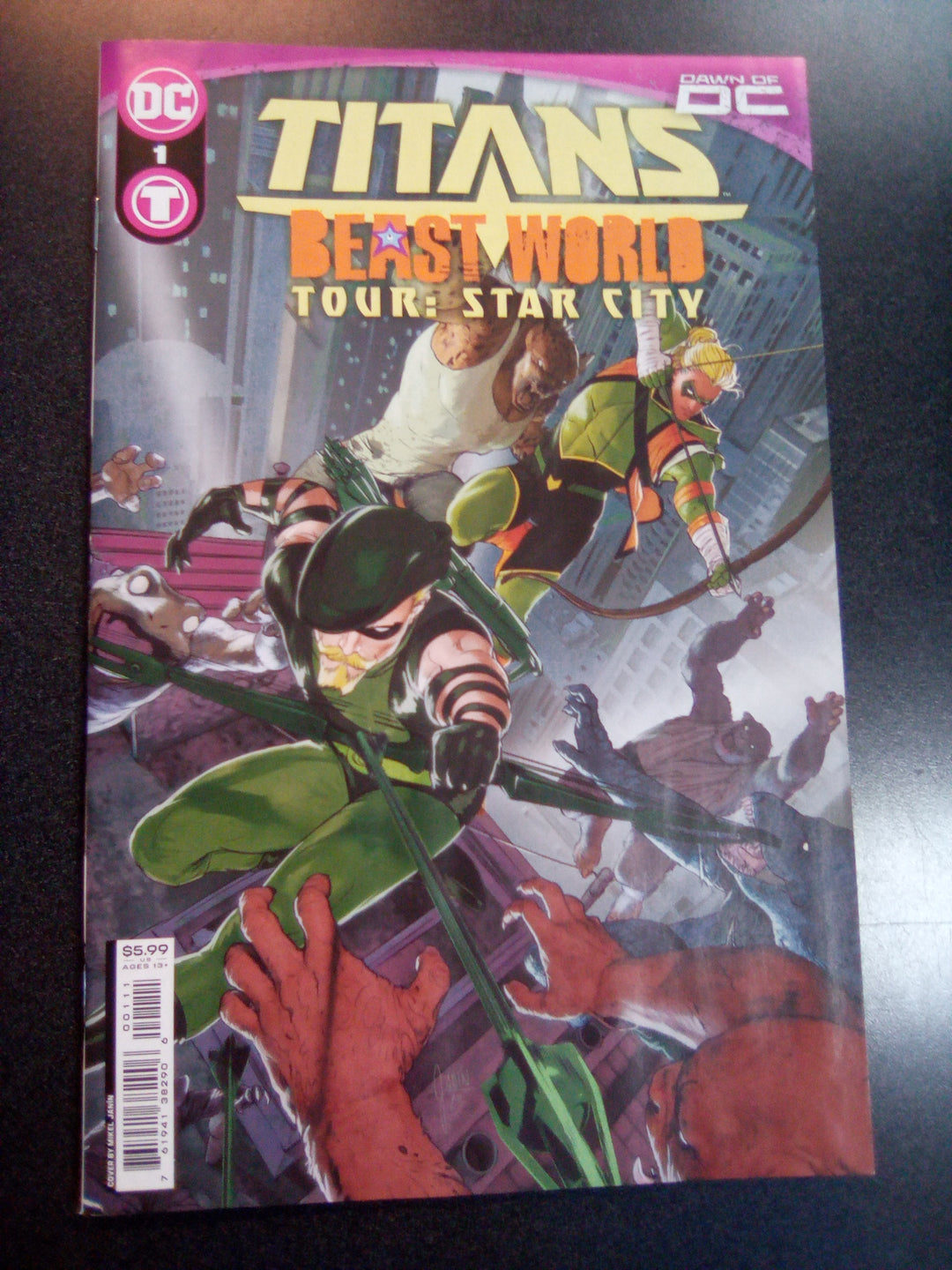 Titans Beast World Tour Star City #1 (One Shot) Cover A Mikel Janin
