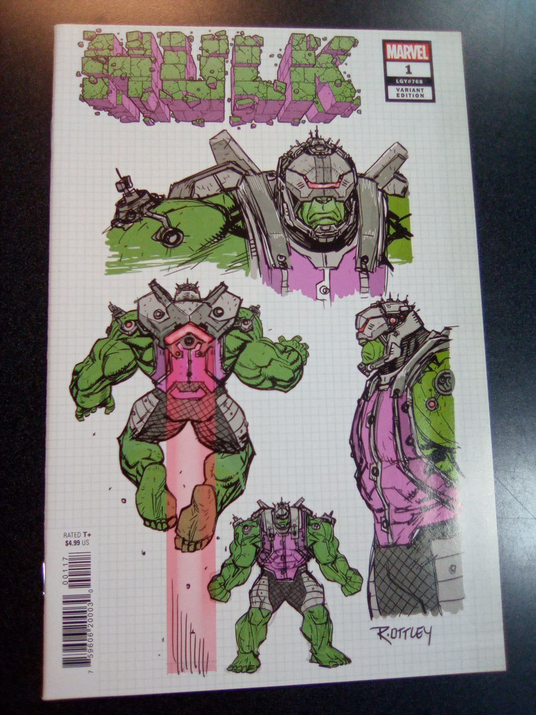 Hulk #1 1:10 Ryan Ottley Design Variant