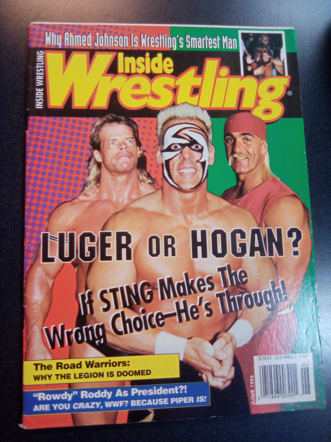 Inside Wrestling June 1996 VF-