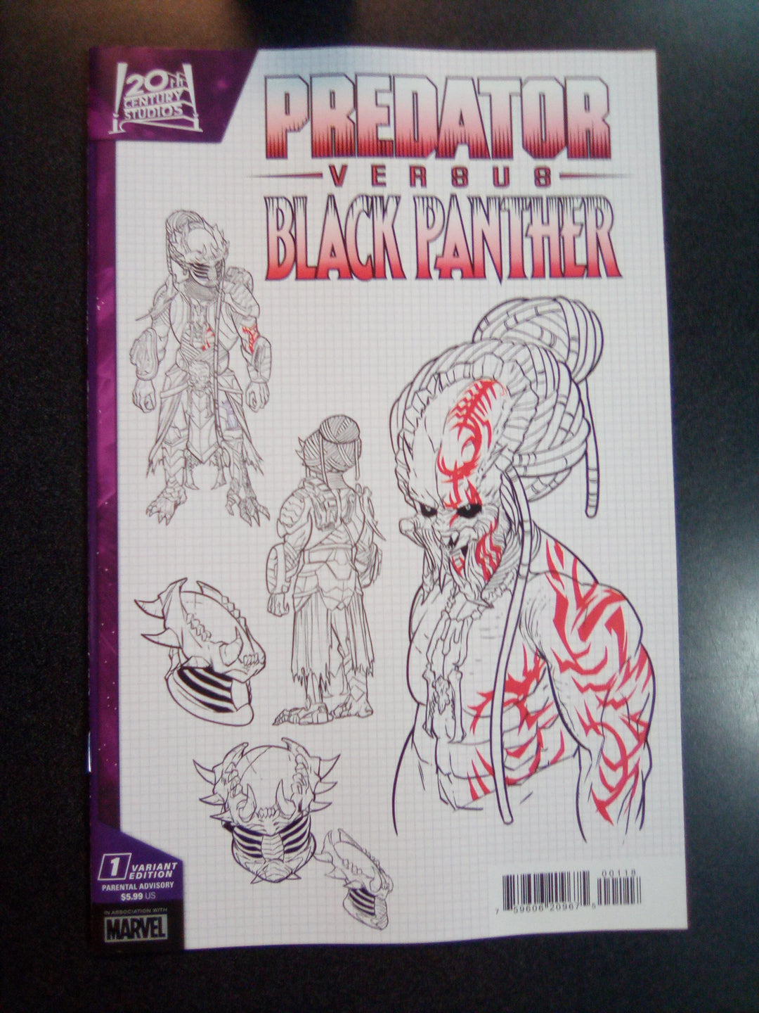 Predator vs Black Panther #1 (Of 4) 10 Copy Variant Edition Design Variant