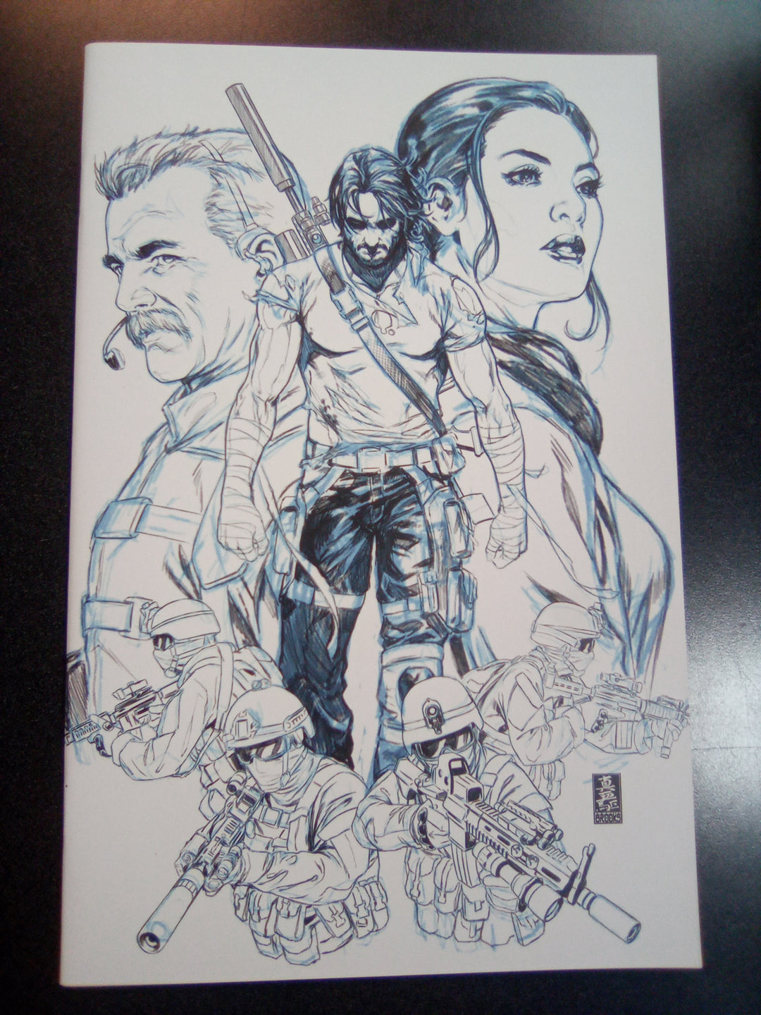 BRZRKR #1 1:500 Mark Brooks Sketch Variant