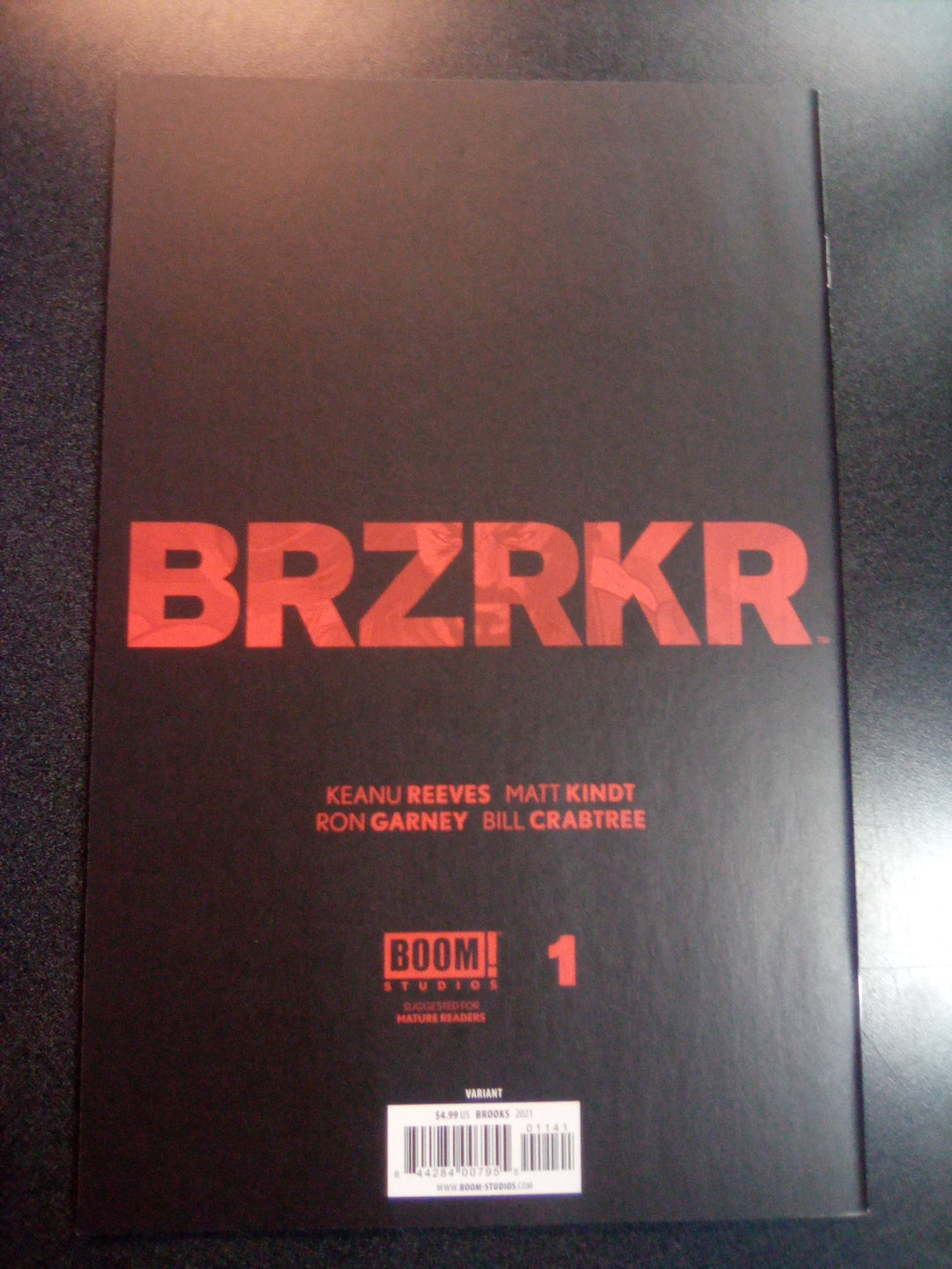 BRZRKR #1 1:500 Mark Brooks Sketch Variant