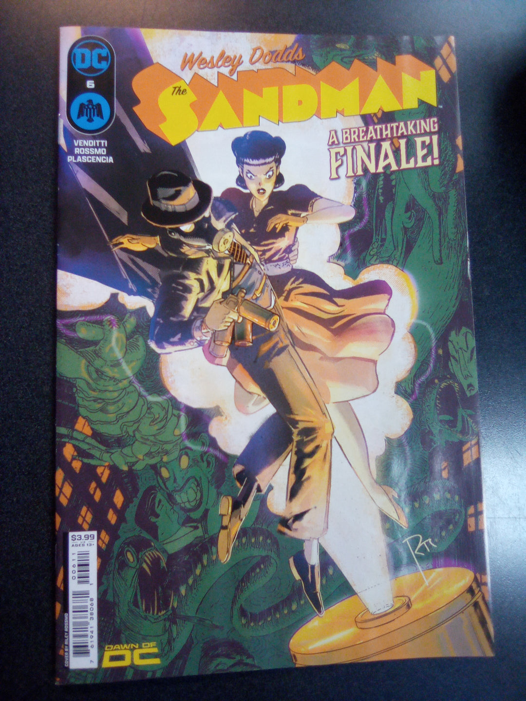 Wesley Dodds The Sandman #6 (Of 6) Cover A Riley Rossmo