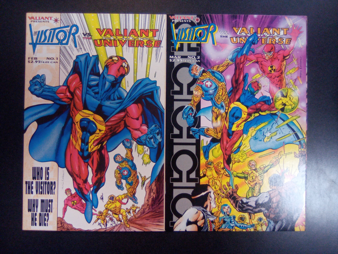 Visitor Vs the Valiant Universe #1 - 2 Complete Set NM