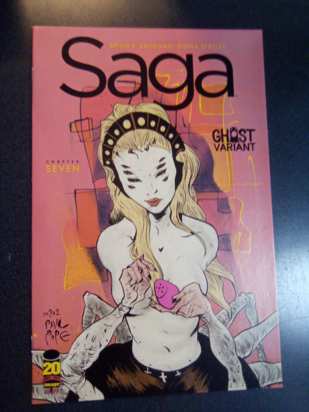 Saga #7 Paul Pope Ghost Variant NM-