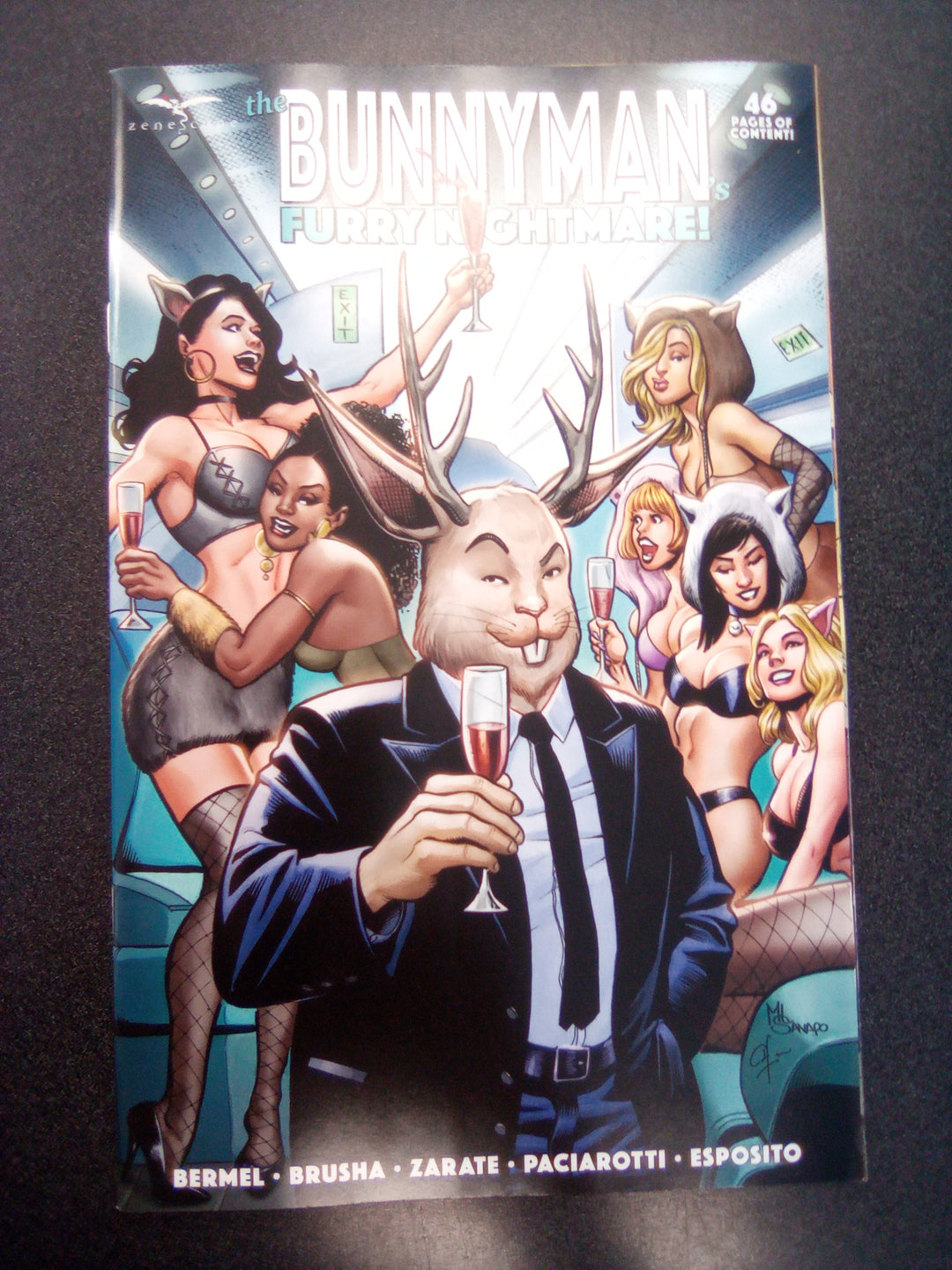 Bunnymans Furry Nightmare Cover E Maria Laura Sanapo