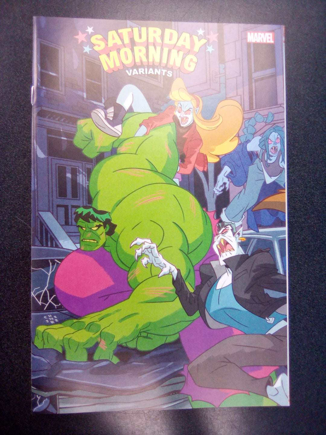 Hulk: Blood Hunt #1 Sean Galloway Saturday Morning Connecting Variant [Bh]