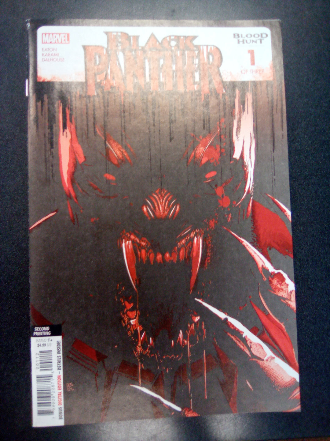 Black Panther: Blood Hunt #1 Andrea Sorrentino Blood Soaked 2nd Print Variant [Bh]