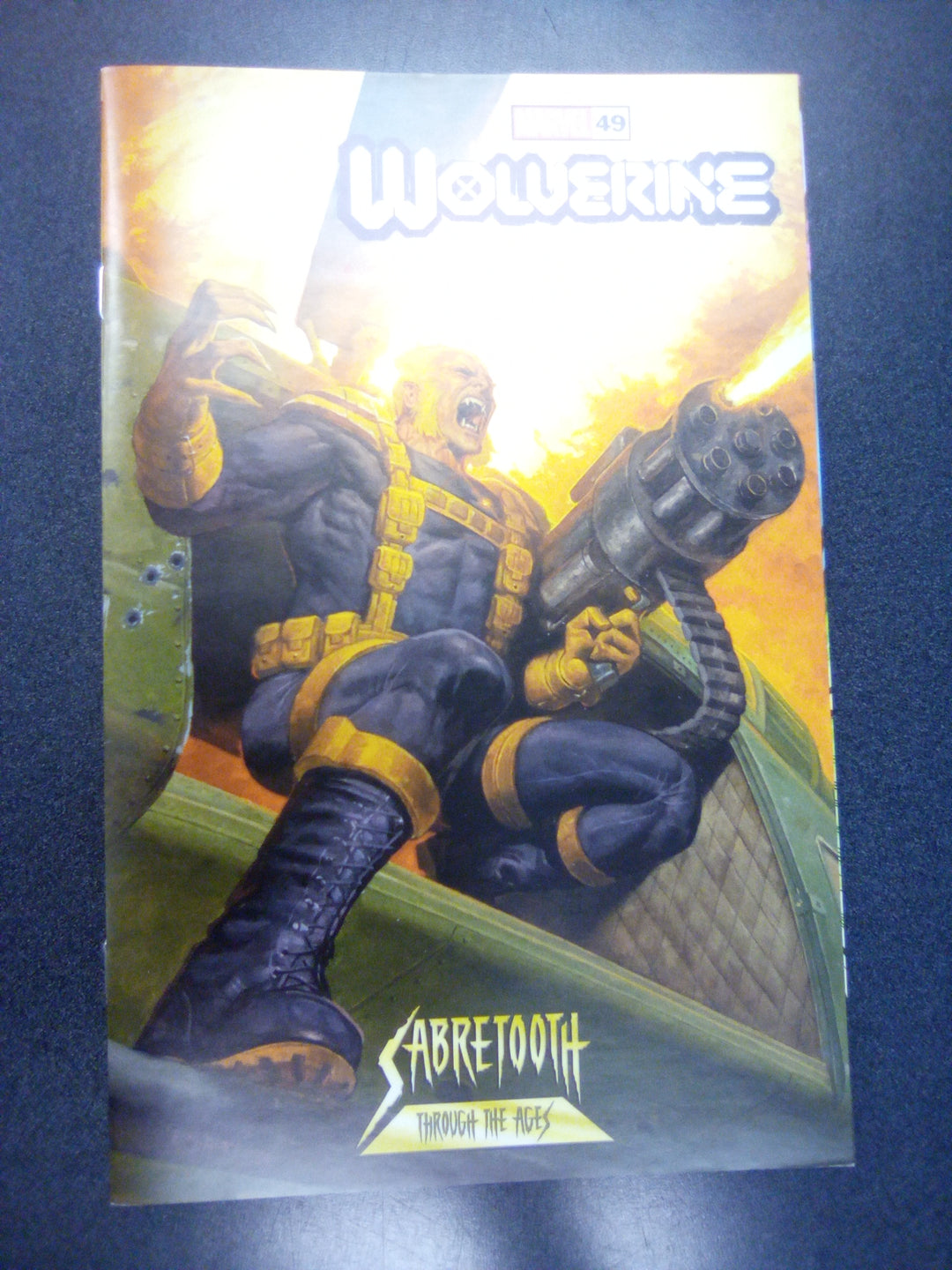 Wolverine #49 E.M. Gist Sabretooth Variant