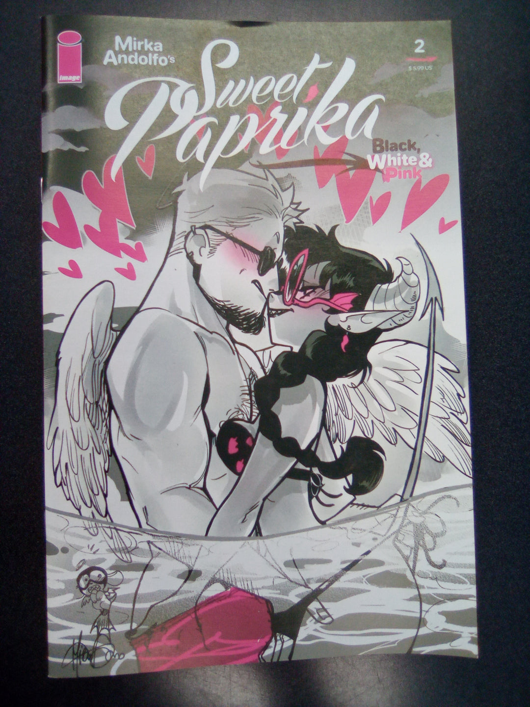 Mirka Andolfos Sweet Paprika Black White & Pink #2 Cover A Mirka Andolfo