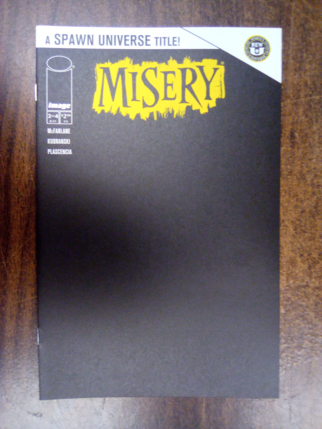 Spawn Misery #2 (Of 4) Cover B Blank Sketch Variant