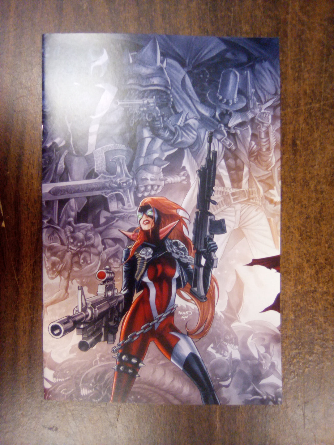 Spawn Scorched #34 Cover C Paul Renaud Full Art Variant