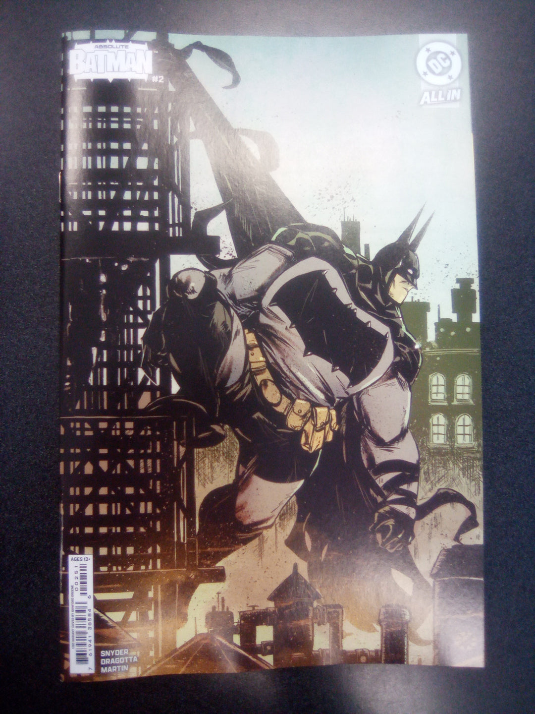 Absolute Batman #2 Cover E 1 in 50 Sanford Greene Card Stock Variant