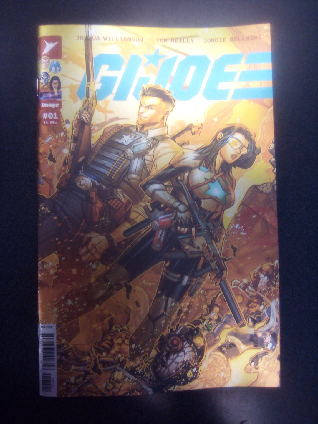 G.I. Joe #1 Cover K 1 in 100 Jonboy Meyers Foil Variant