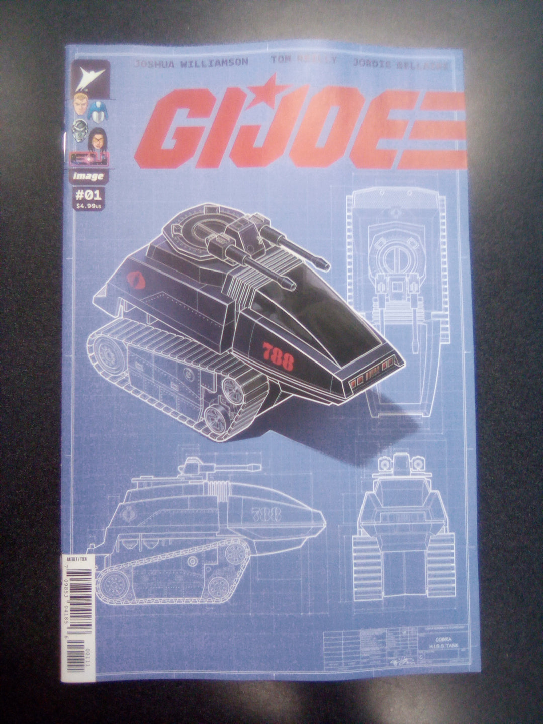 G.I. Joe #1 Cover J 1 in 50 Ej Su Foil Variant