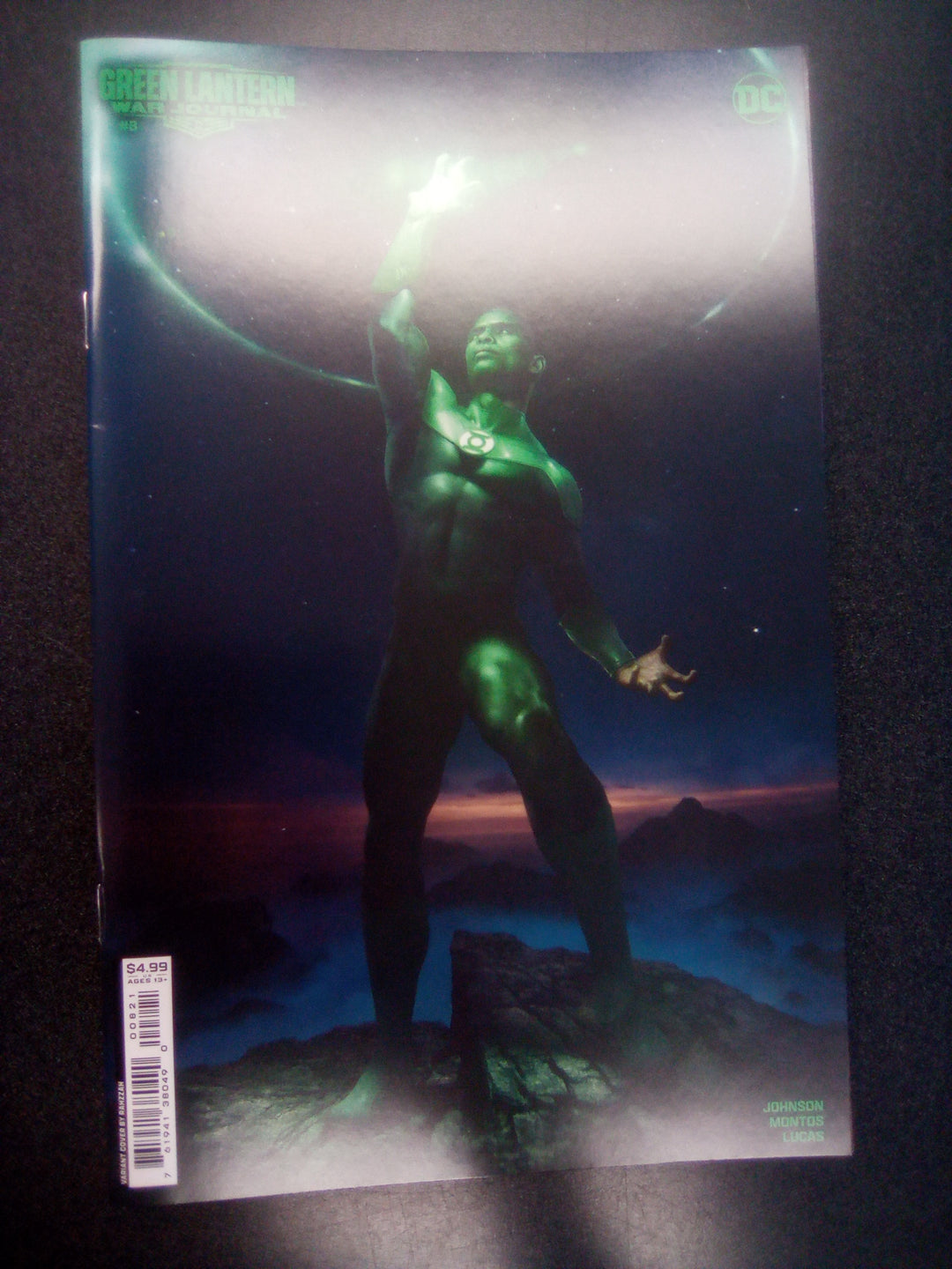 Green Lantern War Journal #8 Cover B Rahzzah Card Stock Variant