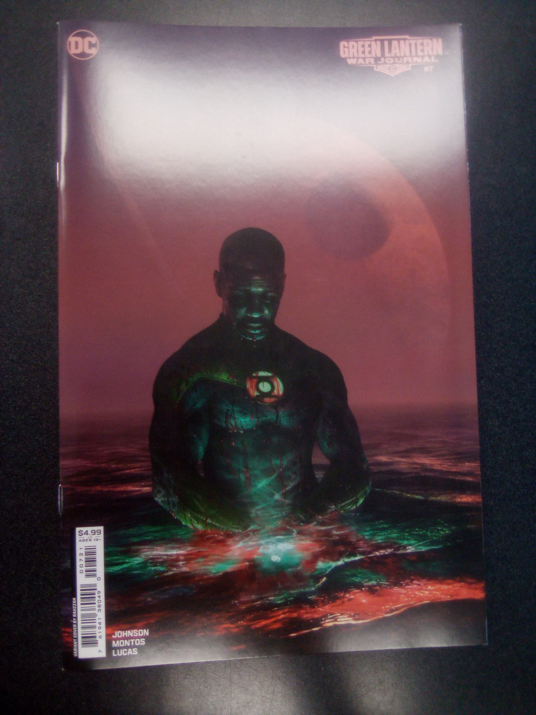 Green Lantern War Journal #7 Cover B Rahzzah Card Stock Variant