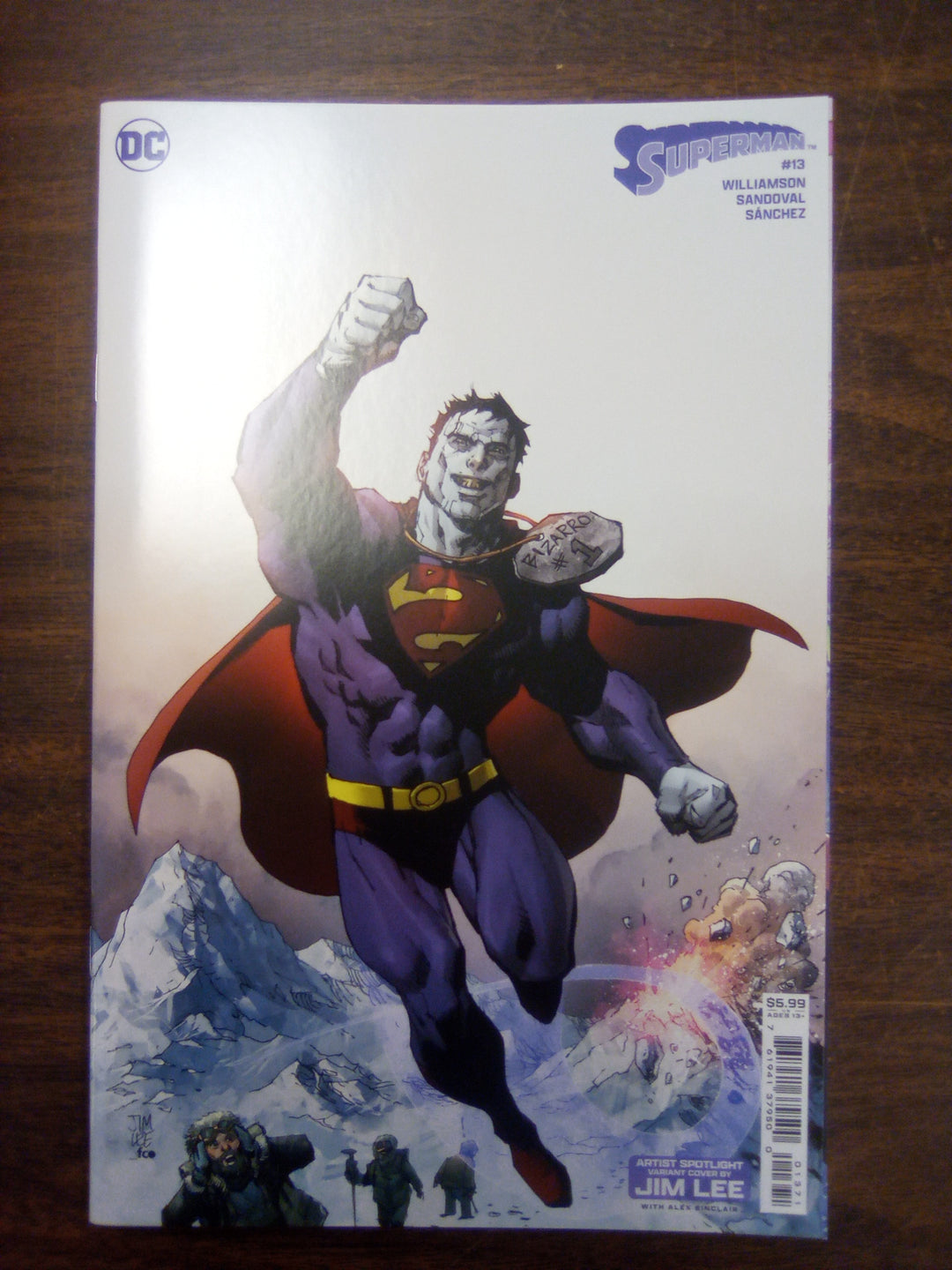 Superman #13 Cover E Jim Lee Artist Spotlight Card Stock Variant (House Of Brainiac)