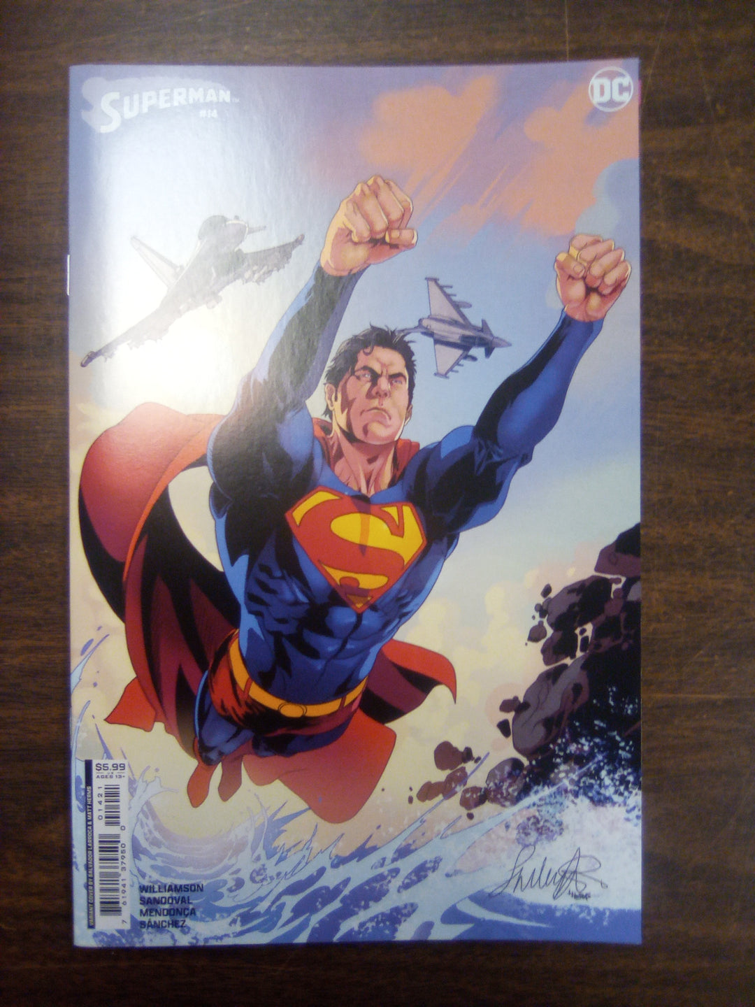Superman #14 Cover B Salvador Larroca Card Stock Variant (House Of Brainiac)