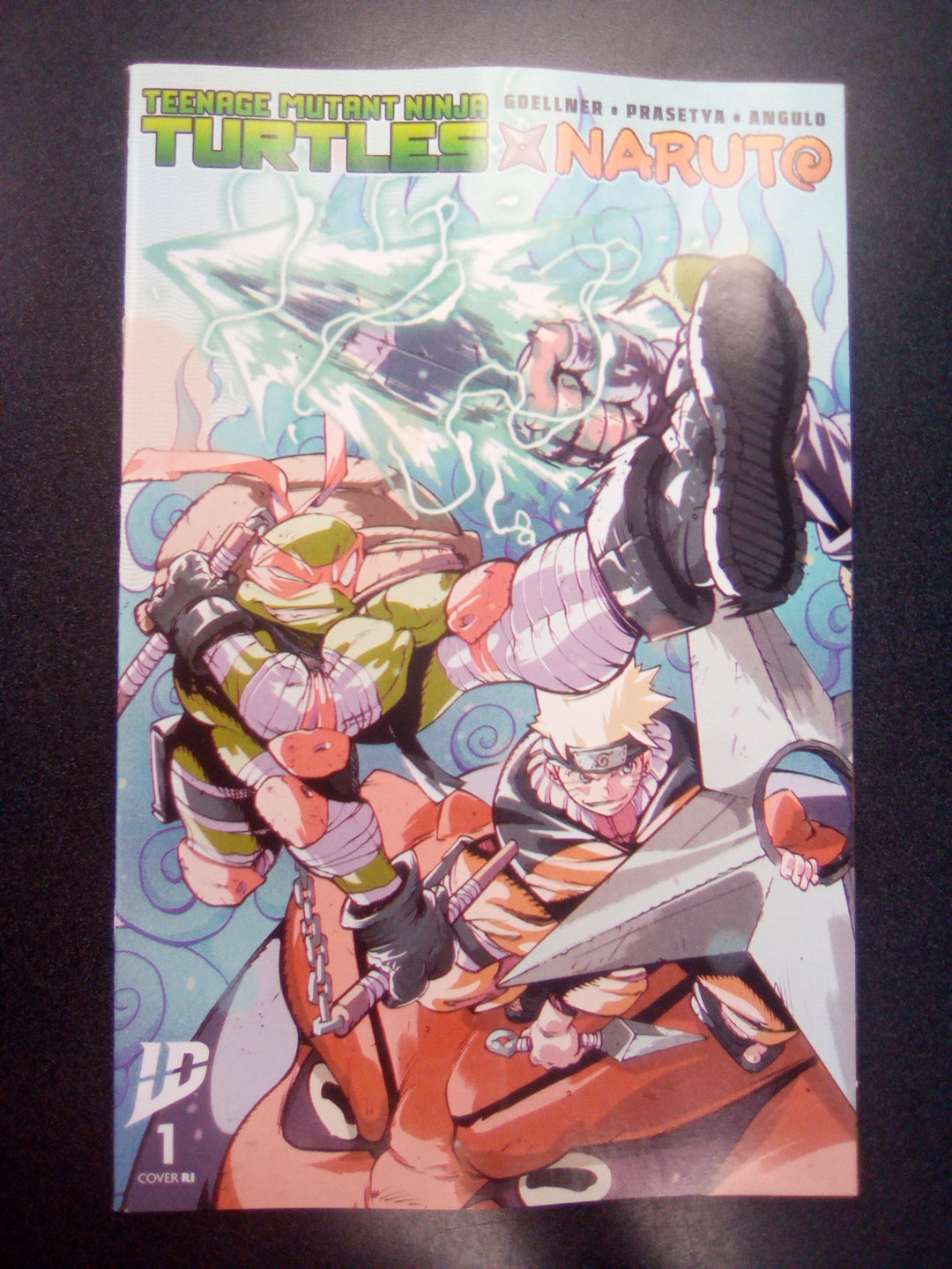 Teenage Mutant Ninja Turtles X Naruto #1 75 Copy Ortiz