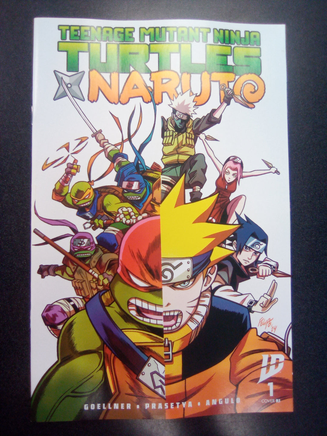 Teenage Mutant Ninja Turtles X Naruto #1 25 Copy Smith