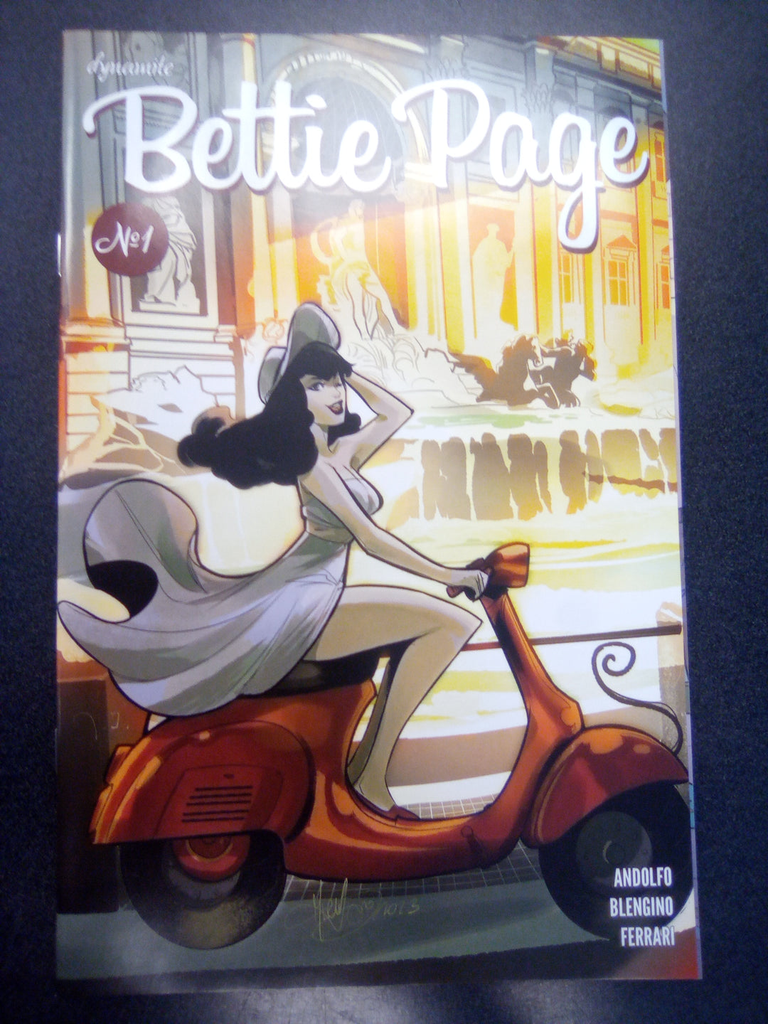 Bettie Page #1 Cover D Andolfo