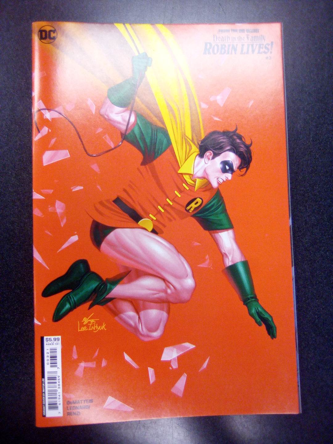 From The DC Vault Death In The Family Robin Lives #3 (Of 4) Cover B Inhyuk Lee Card Stock Variant