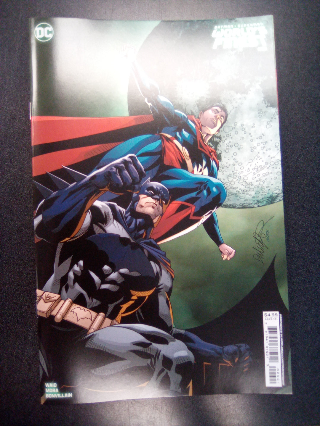 Batman Superman Worlds Finest #26 Cover B Salvador Larroca Card Stock Variant