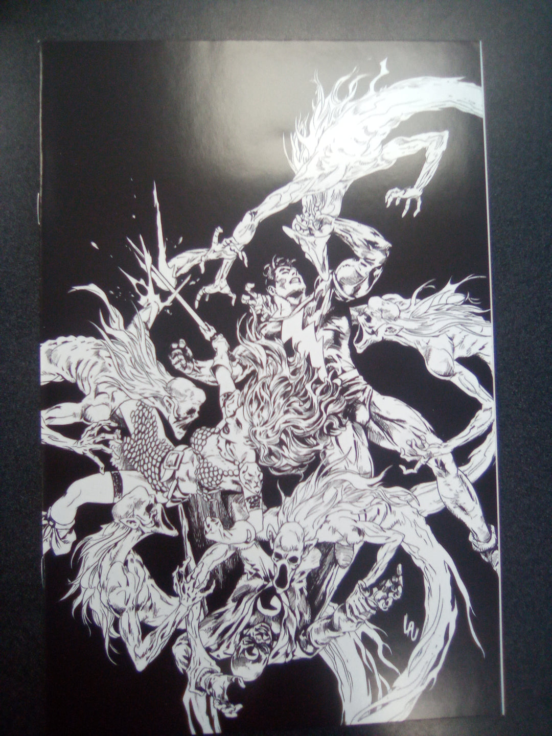 Red Sonja The Superpowers #3 1:30 Lau B&W Virgin Variant