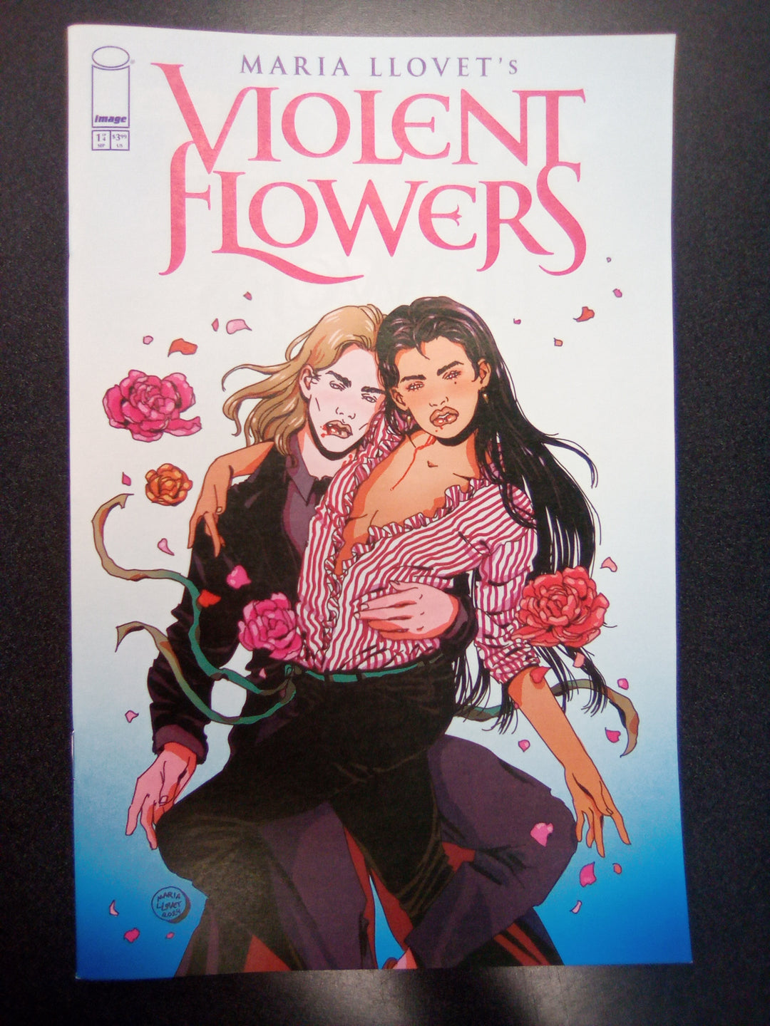 Violent Flowers #1 (Of 4) Cover B Maria Llovet Roses Variant
