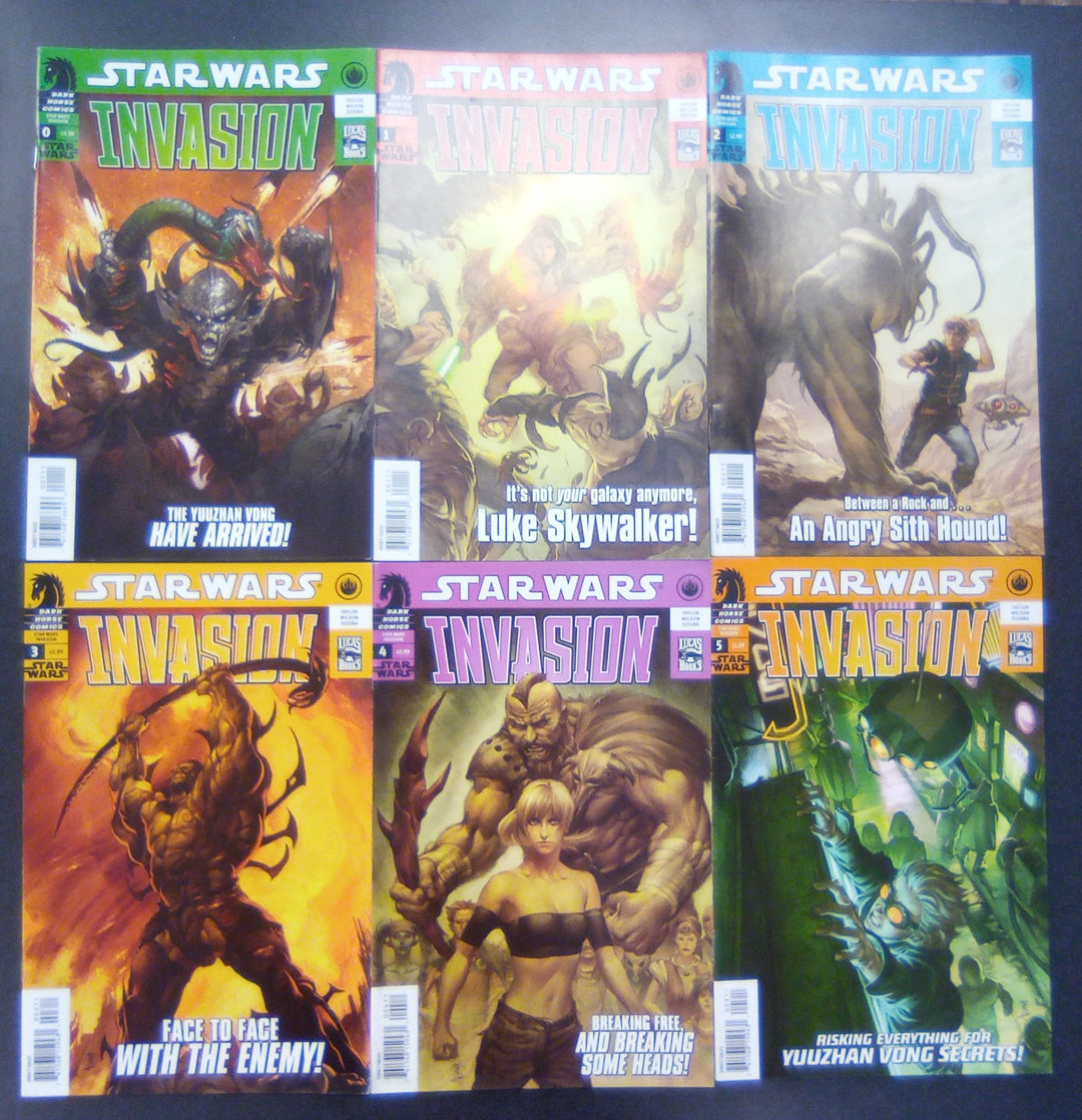 Star Wars Invasion #0 - 5 Complete Set VF/NM