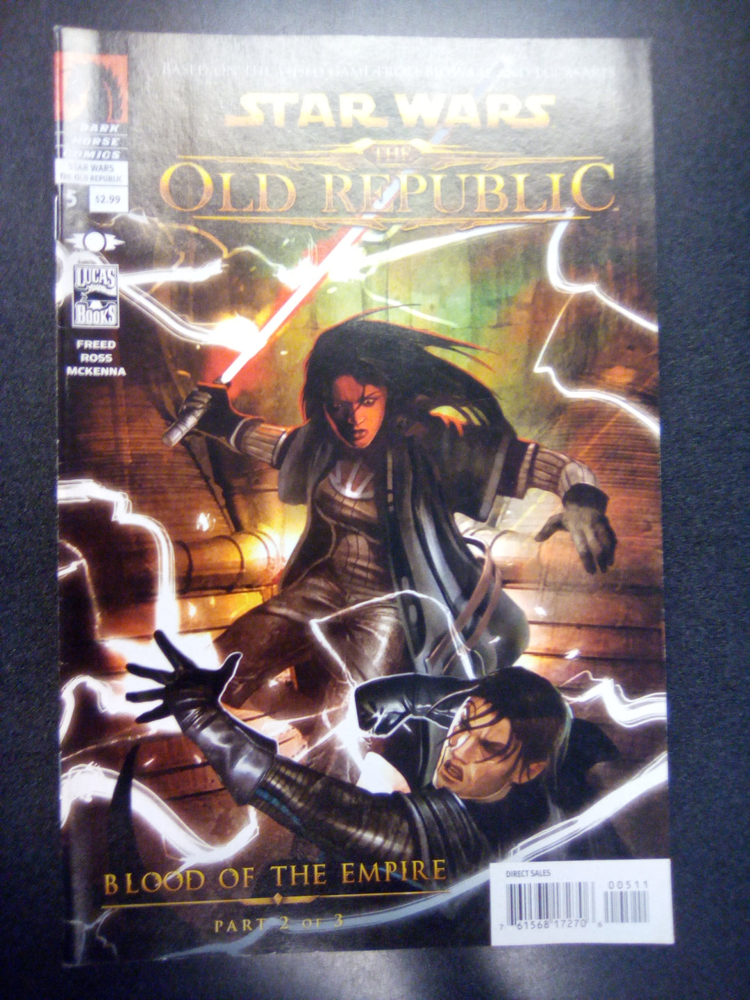 Star Wars The Old Republic #5 Blood of the Empire #2 (2010 VF/NM
