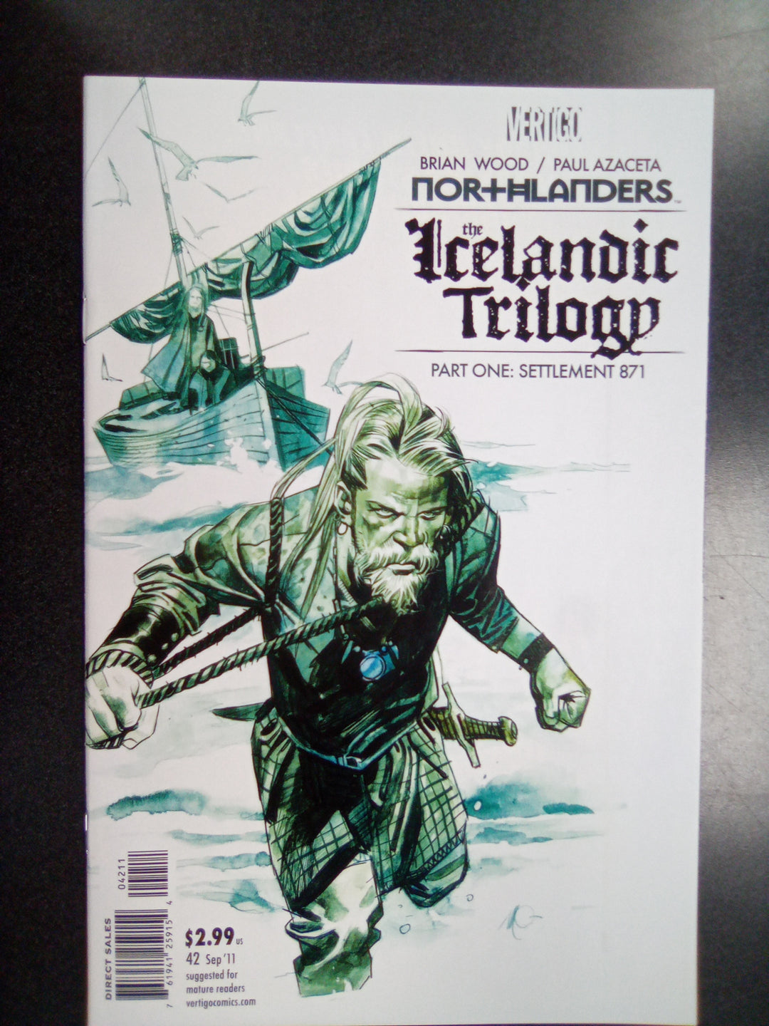 Northlanders #42 (2011) The Icelandic Trilogy Part 1 Settlement 871