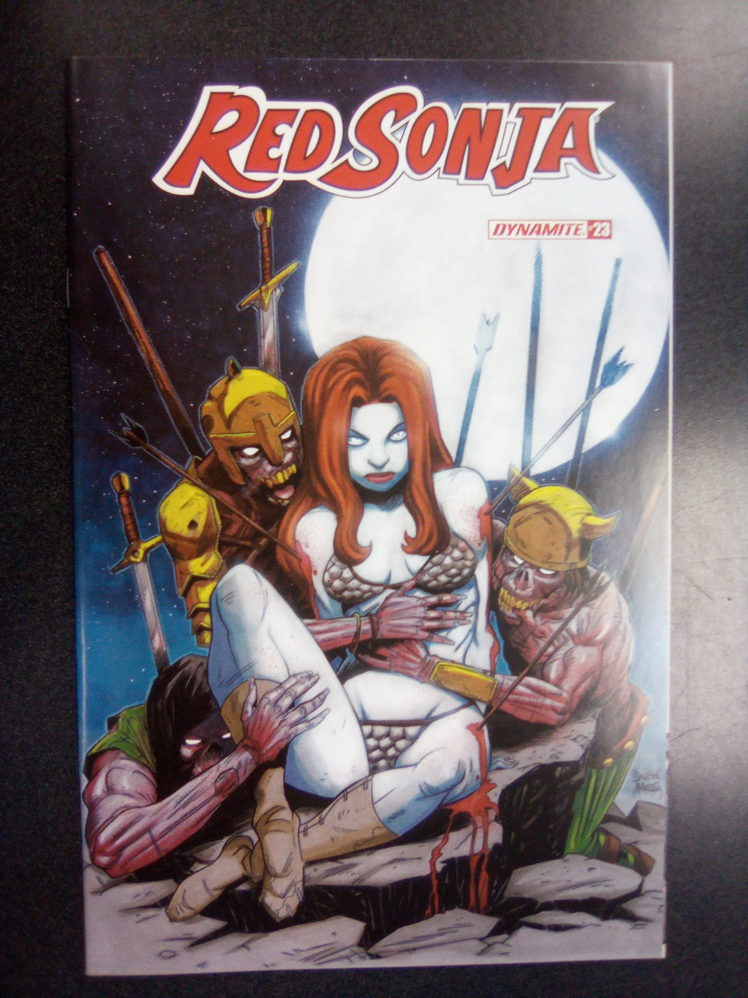 Red Sonja #23 7 Copy Moss Zombie Variant